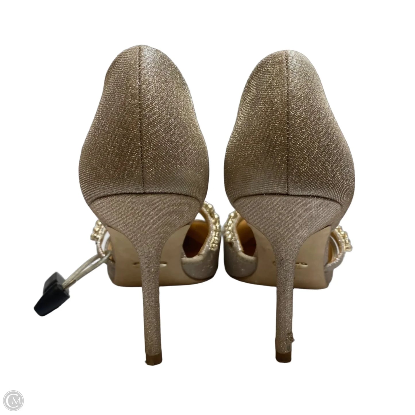 Shoes Designer By Badgley Mischka In Rose Gold, Size: 8.5