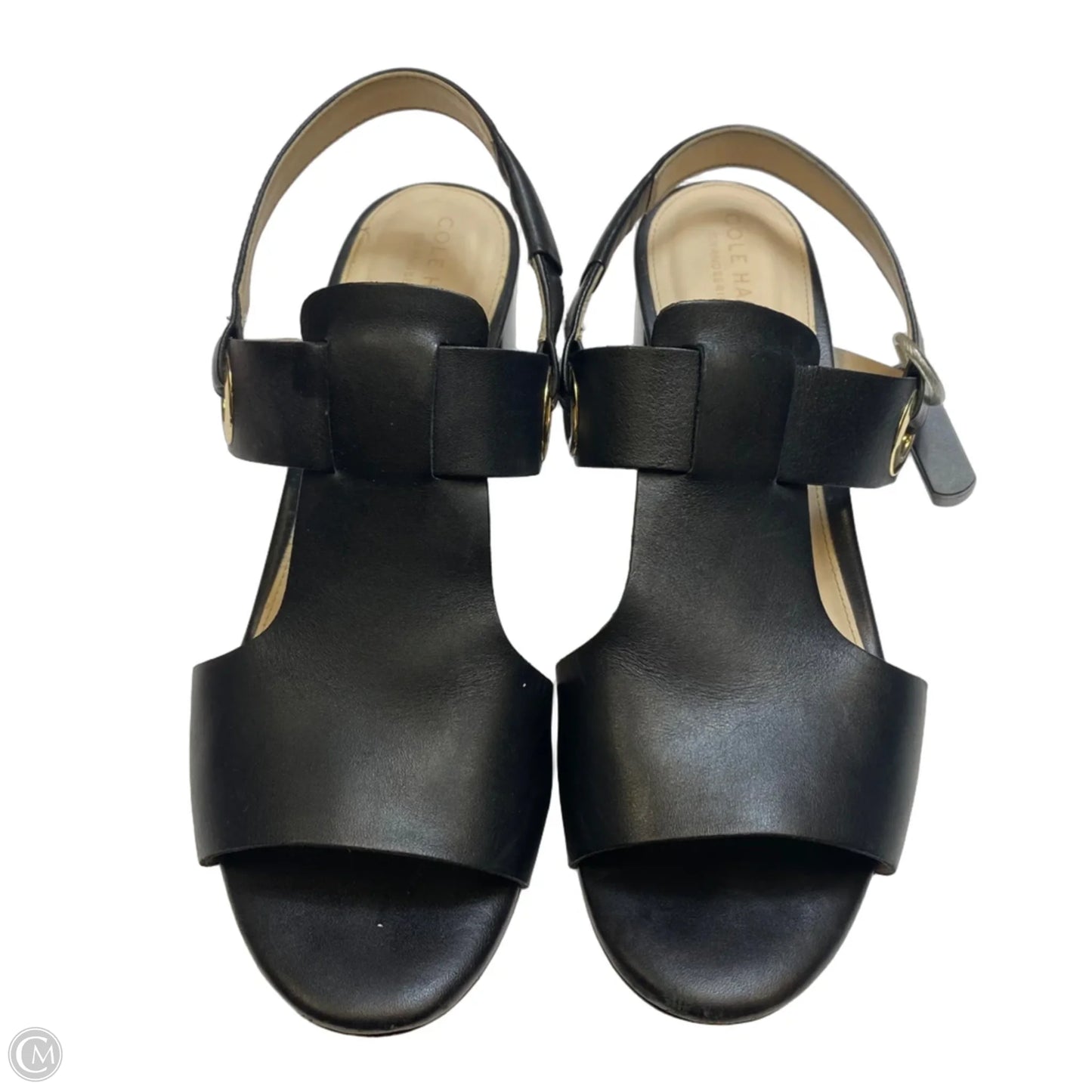 Sandals Designer By Cole-haan In Black, Size: 8.5
