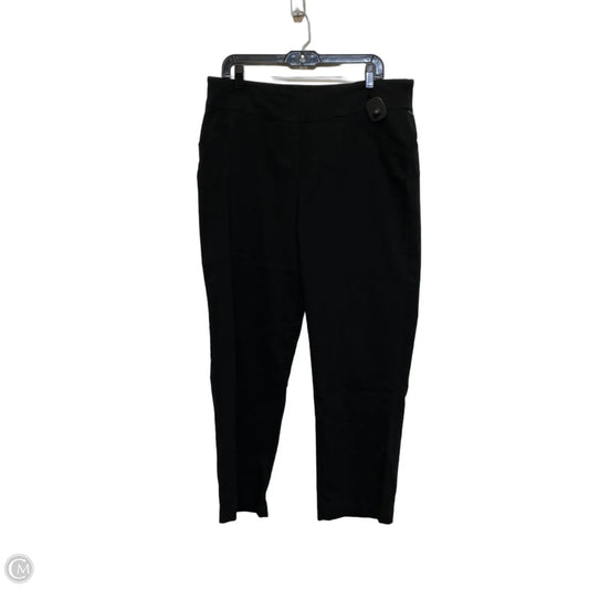 Pants Wide Leg By Kim Rogers In Black, Size: 18