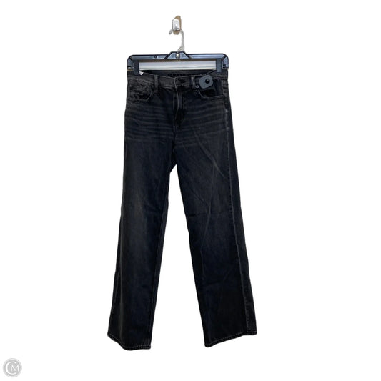 Jeans Straight By American Eagle In Black, Size: 0