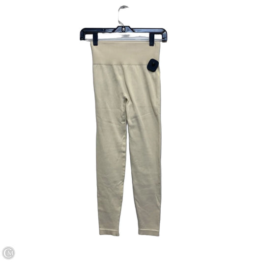 Athletic Leggings By Oqq In Cream, Size: S
