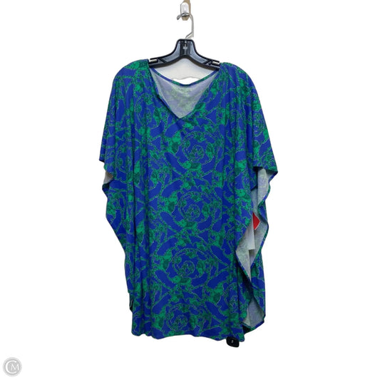 Top Short Sleeve Designer By Lilly Pulitzer In Blue, Size: Xs