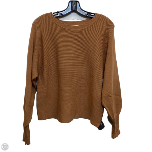 Sweater By Pink Rose In Brown, Size: L