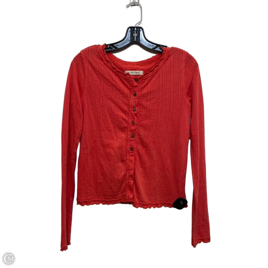 Top Long Sleeve By We The Free In Orange, Size: S