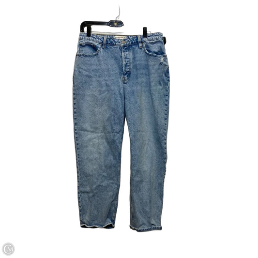 Jeans Straight By Abercrombie And Fitch In Blue Denim, Size: 12