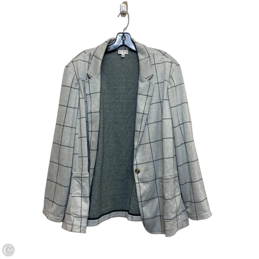 Blazer By Wonderly In Grey, Size: 3x
