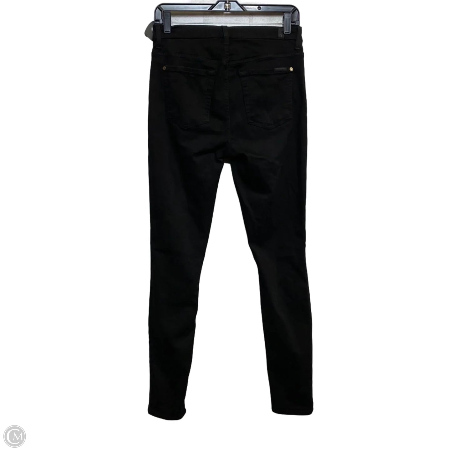 Jeans Designer By 7 For All Mankind In Black, Size: 4