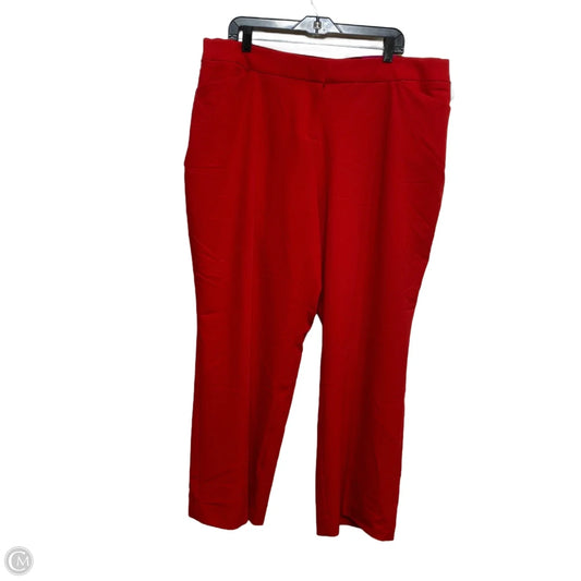 Pants Dress By Worthington In Red, Size: 20