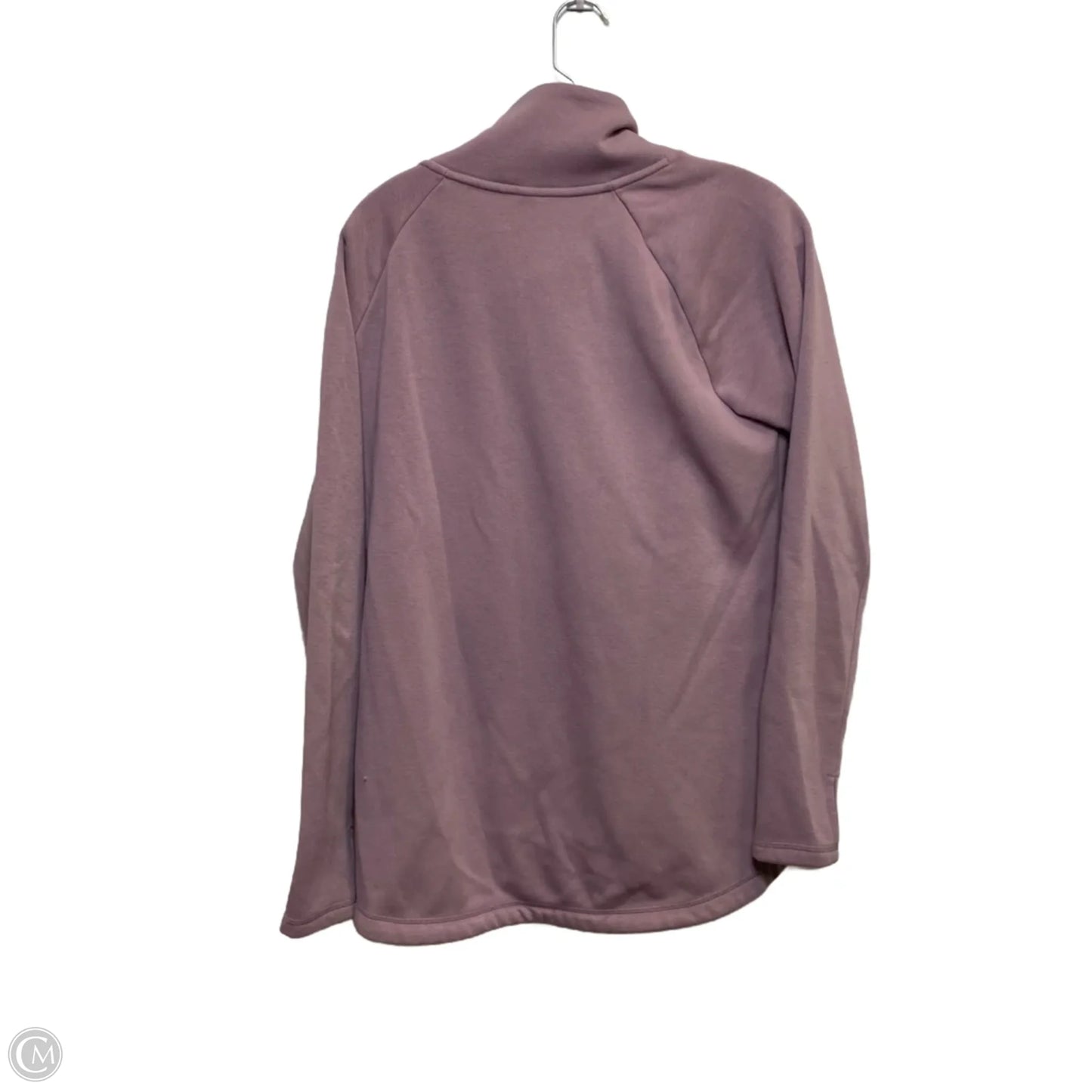 Athletic Top Long Sleeve Collar By Athleta In Purple, Size: M