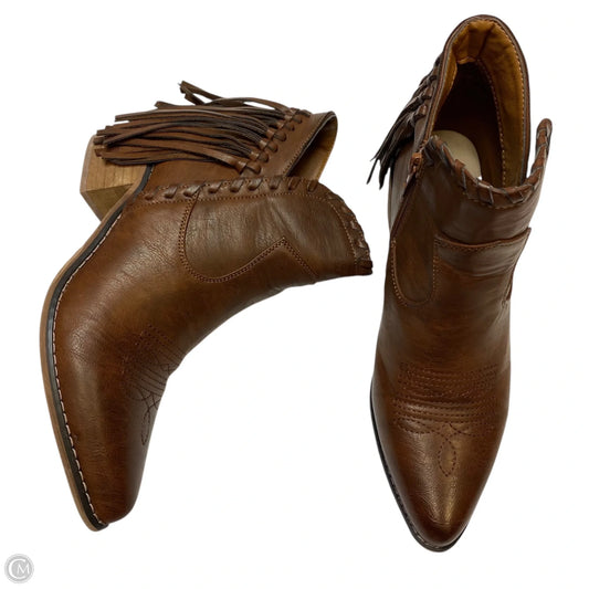 Boots Western By Natural Reflections In Brown, Size: 8.5
