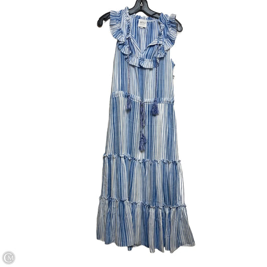 Dress Designer By Misa In Blue & White, Size: Xs