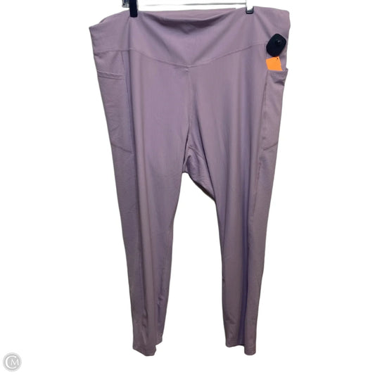 Athletic Leggings By Old Navy In Purple, Size: 3x