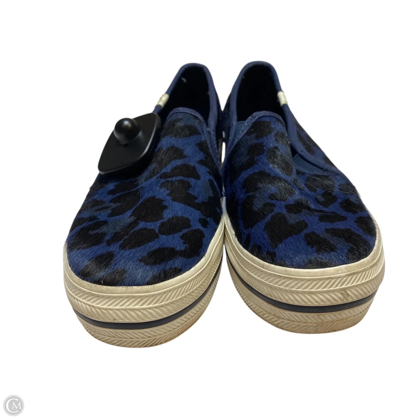 Shoes Designer By Kate Spade In Black & Blue, Size: 7.5