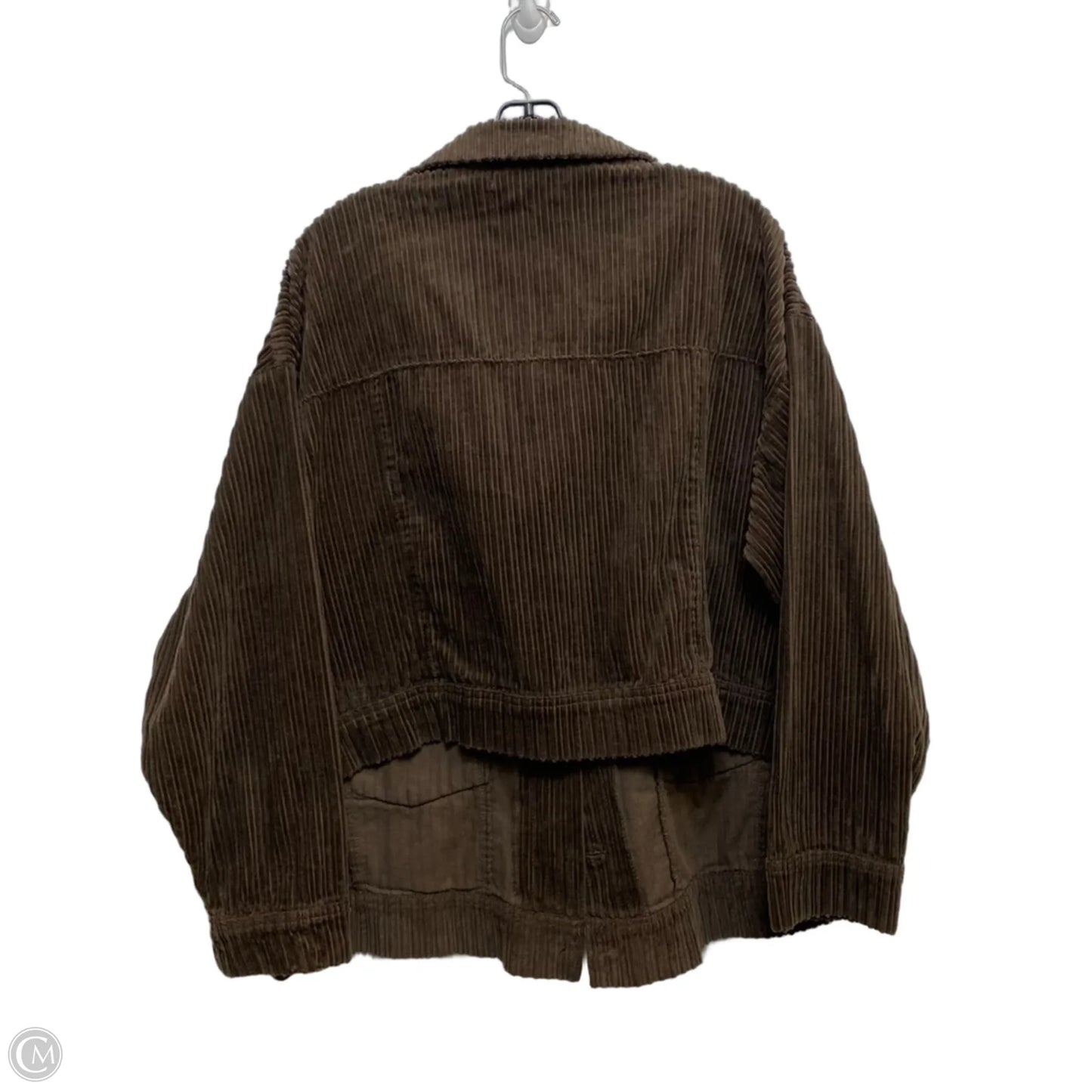 Top Long Sleeve By Hunter & Brown In Brown, Size: M