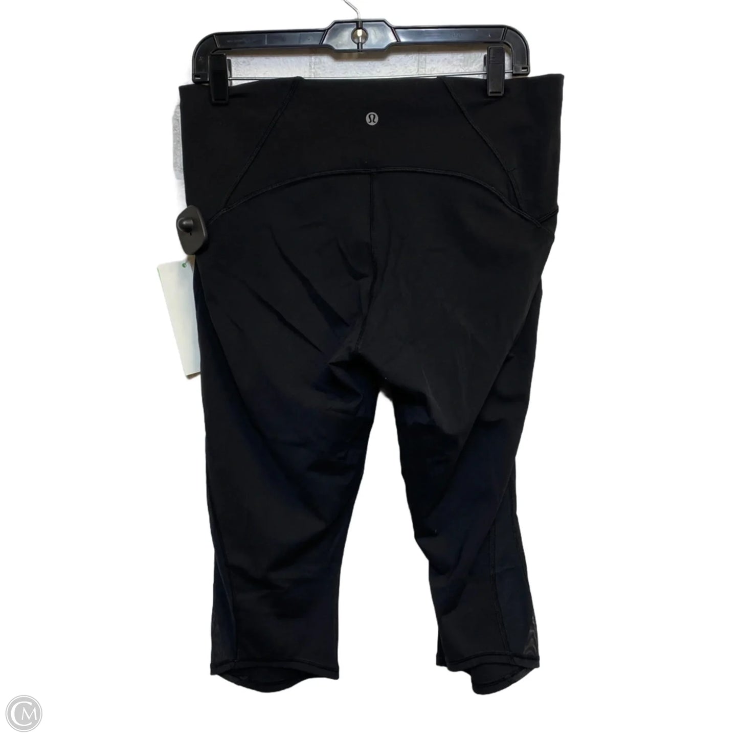 Athletic Leggings Capris By Lululemon In Black, Size: L