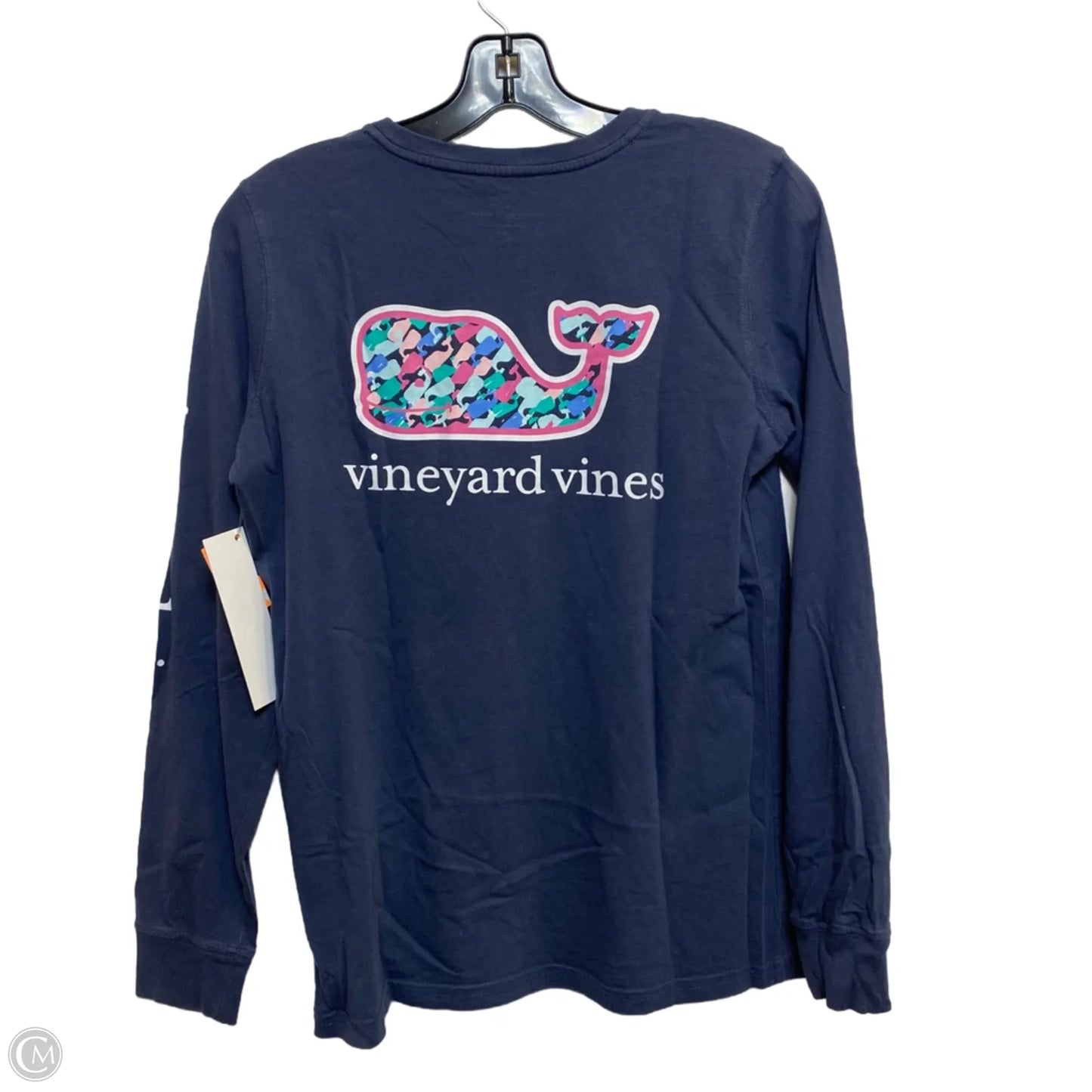 Top Long Sleeve Designer By Vineyard Vines In Blue, Size: Xs