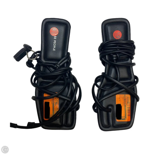 Sandals Flats By Free People In Black, Size: 6.5