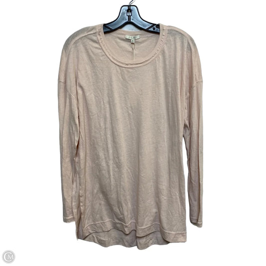 Top Long Sleeve By Z Supply In Pink, Size: M