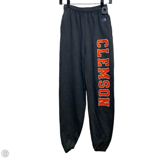 Athletic Pants By Champion In Grey, Size: S