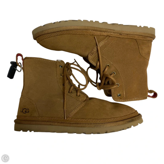 Boots Designer By Ugg In Brown, Size: 9