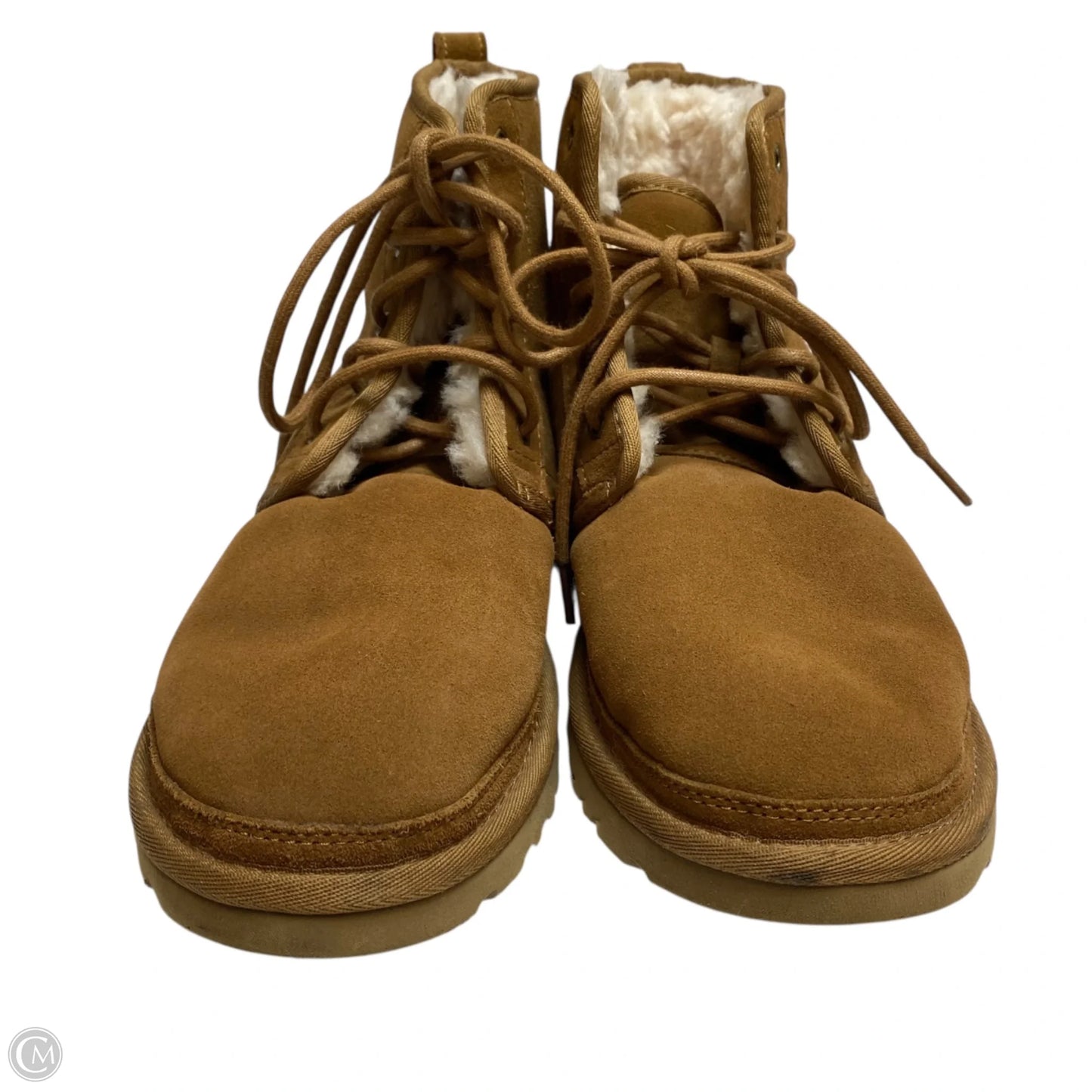 Boots Designer By Ugg In Brown, Size: 9