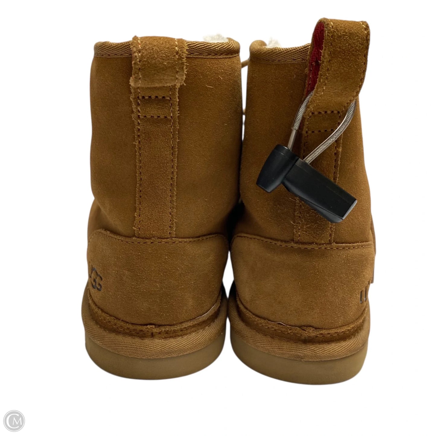 Boots Designer By Ugg In Brown, Size: 9