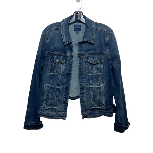 Jacket Denim By JustUSA In Blue Denim, Size: Xl