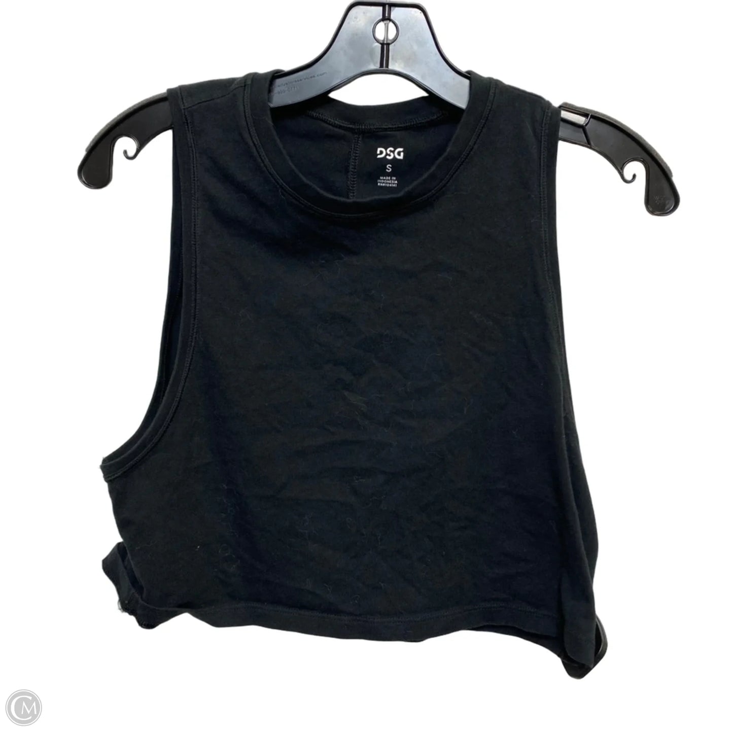 Top Sleeveless By Dsg Outerwear In Black, Size: S