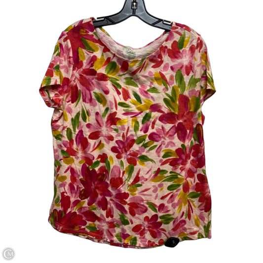 Top Short Sleeve By Dress Barn In Multi-colored, Size: Xl