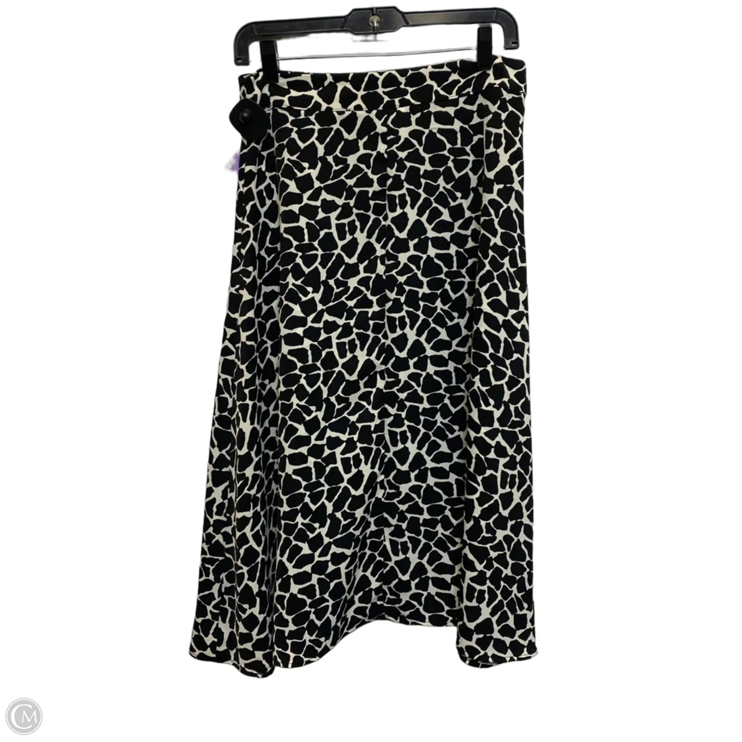 Skirt Maxi By Shein In Black & Cream, Size: M