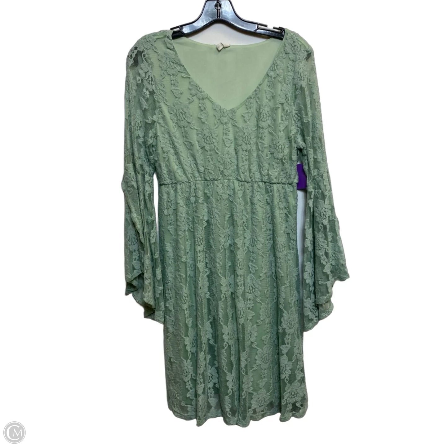 Dress Casual Short By Pink Blush In Green, Size: M
