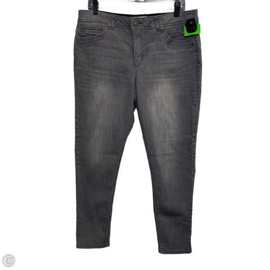 Jeans Skinny By Democracy In Grey, Size: 14