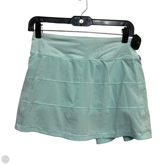 Athletic Skort By Lululemon In Green, Size: S