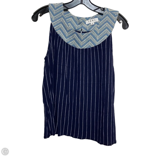 Top Sleeveless By Thml In Blue, Size: M