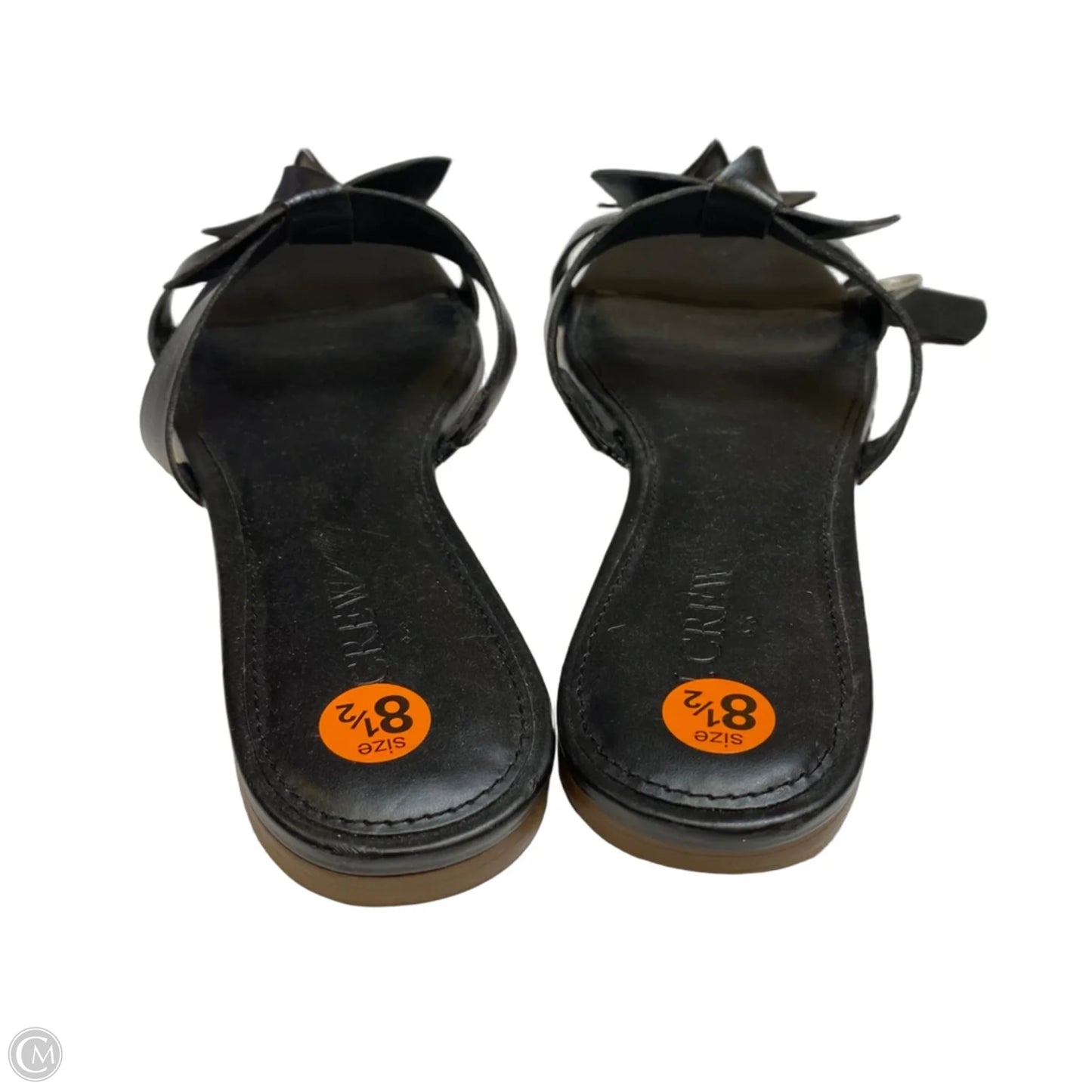 Sandals Flats By J. Crew In Black, Size: 8.5