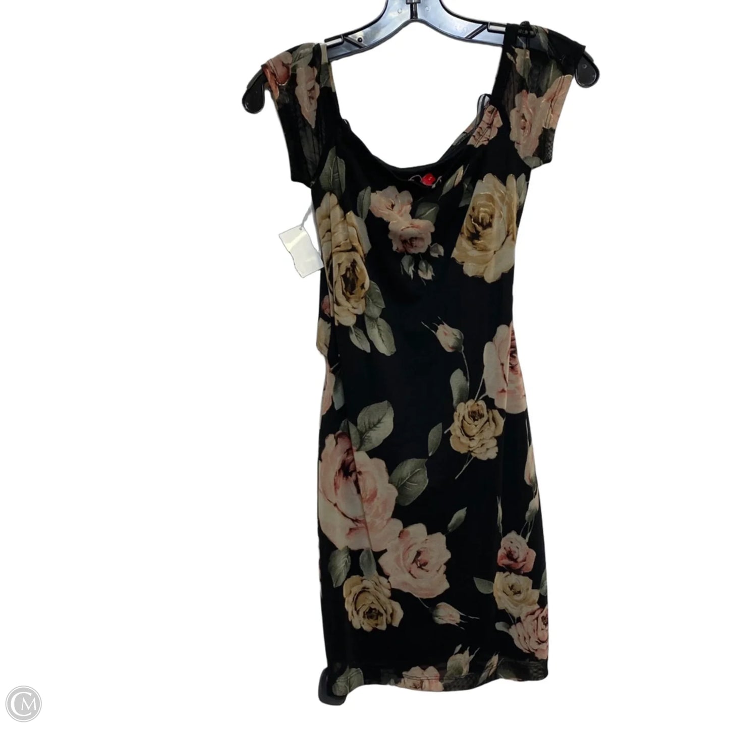 Dress Casual Short By Guess In Black & Pink, Size: S