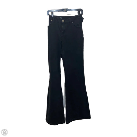 Jeans Flared By 1822 Denim In Black Denim, Size: 16