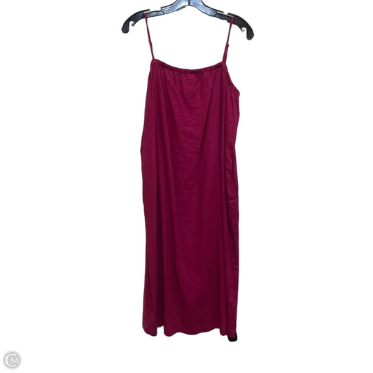 Dress Casual Midi By A New Day In Pink, Size: M