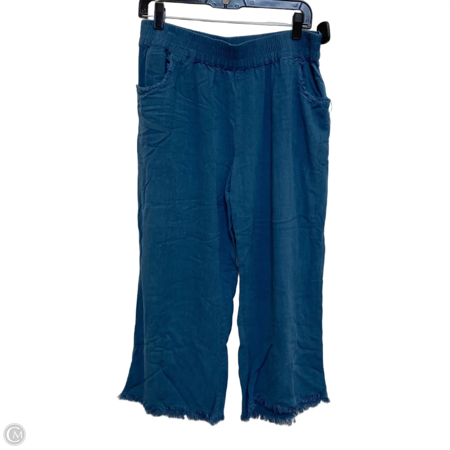 Pants Cropped By Umgee In Blue, Size: L