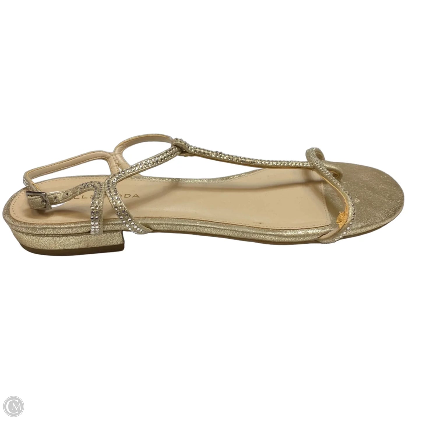 Sandals Flats By Pelle Moda In Gold, Size: 10