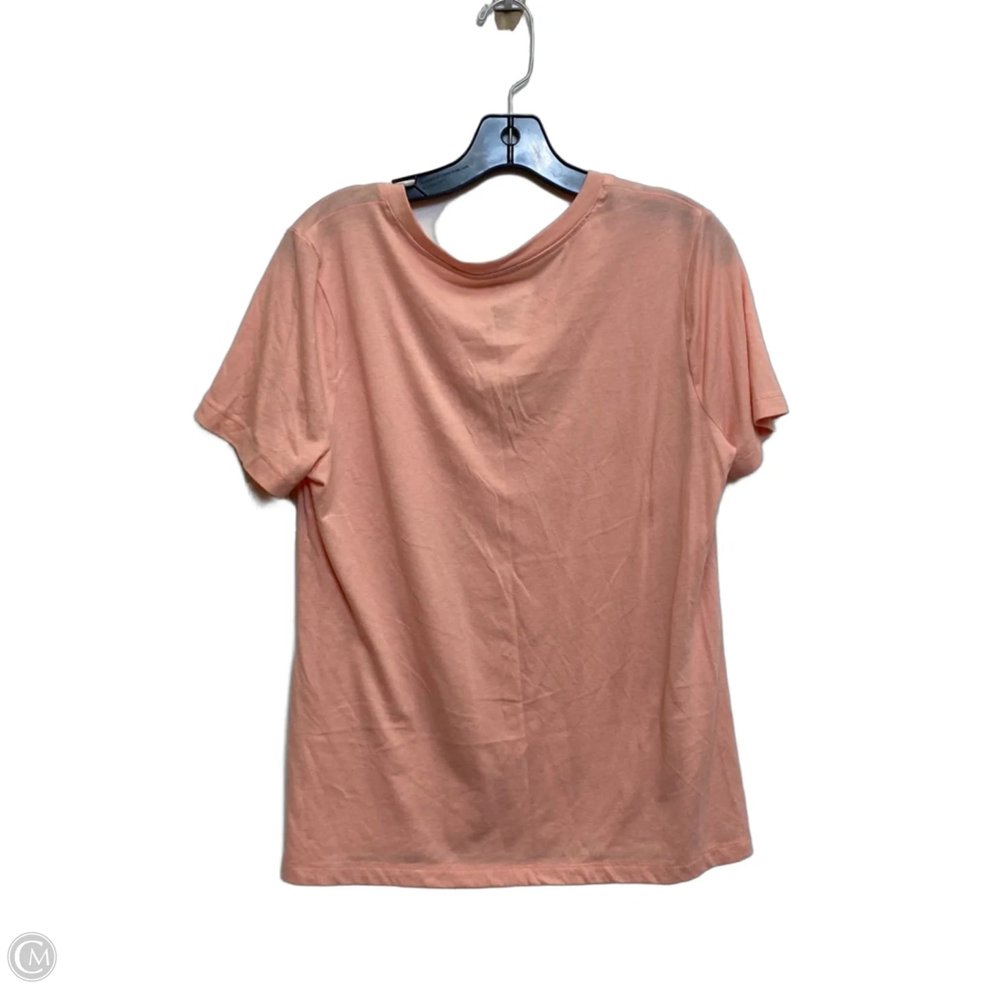 Top Short Sleeve Basic By Cato In Orange, Size: L