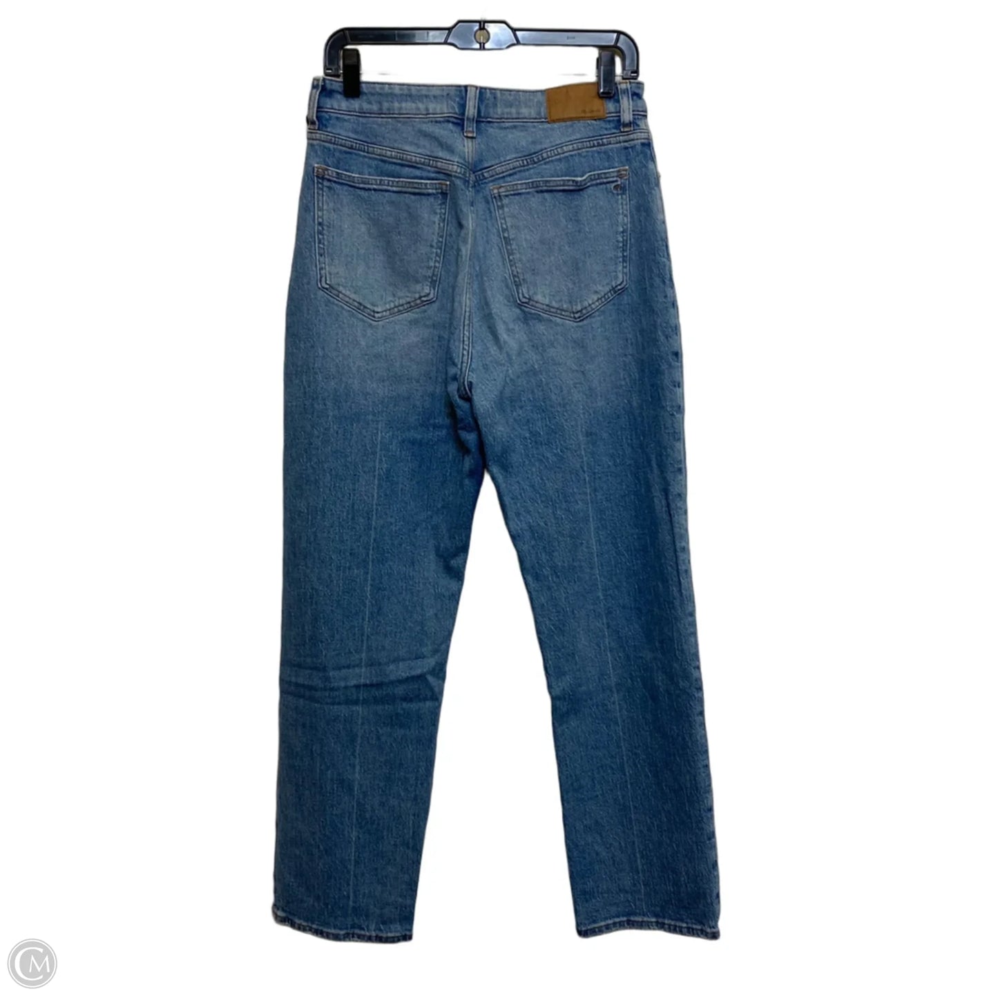 Jeans Straight By Madewell In Blue Denim, Size: 8