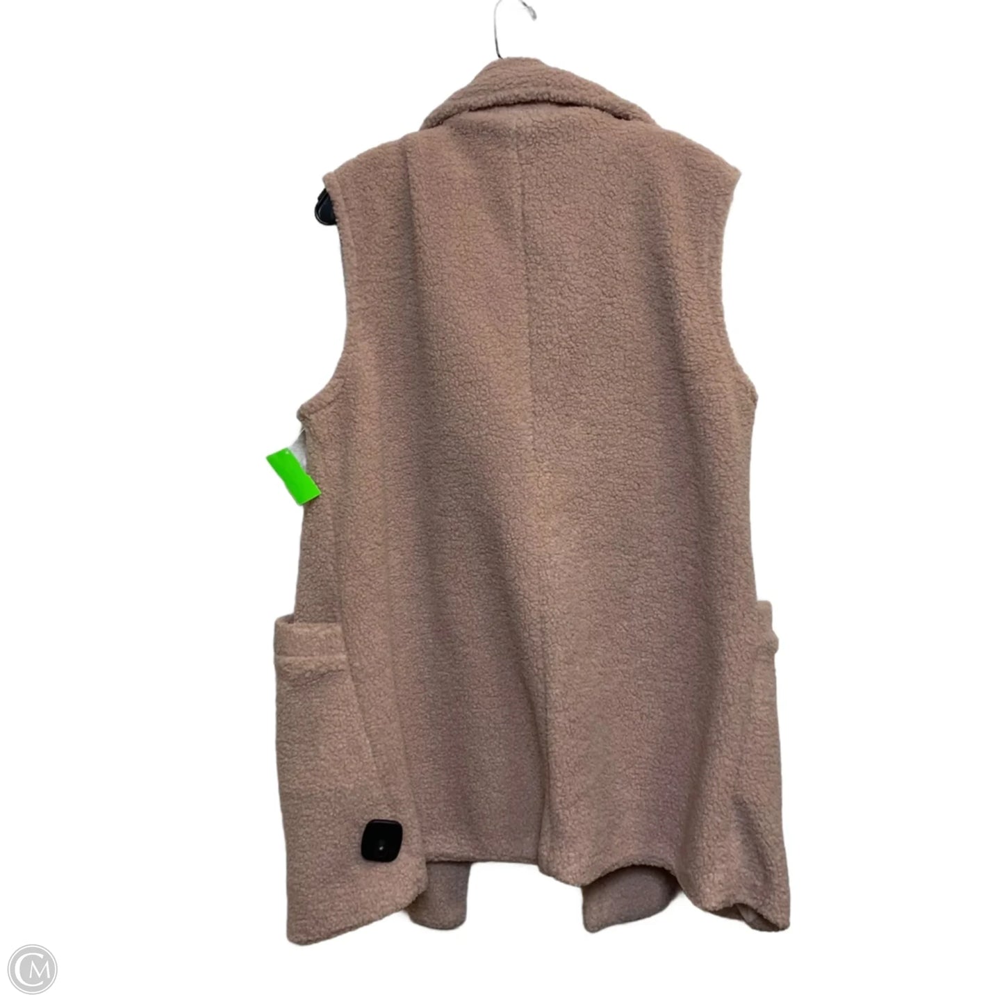 Vest Faux Fur & Sherpa By Shein In Pink, Size: Xl