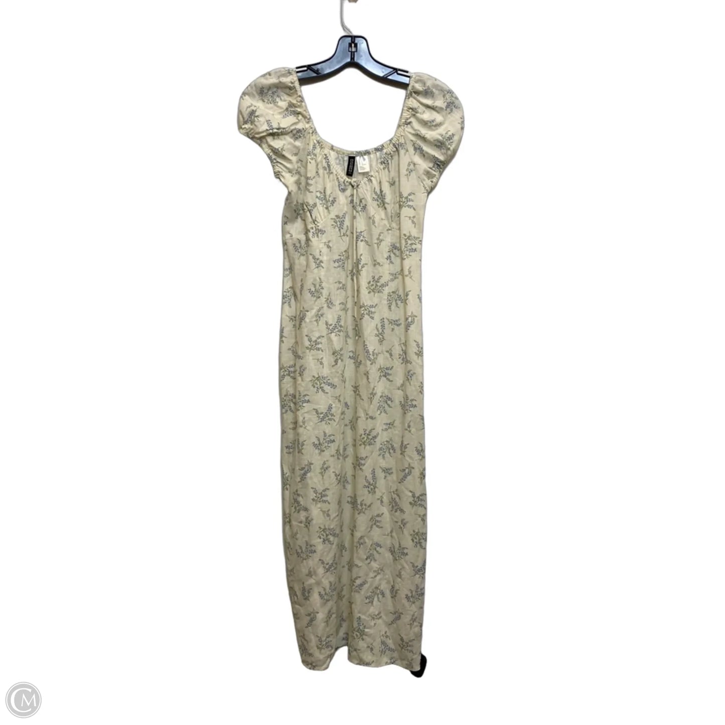 Dress Casual Midi By Divided In Blue & Cream, Size: S
