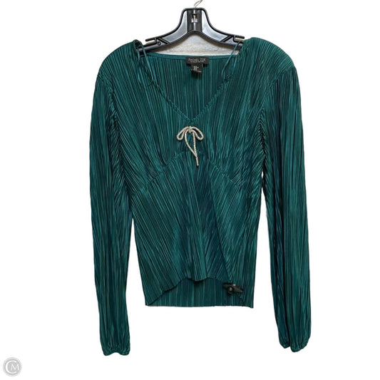 Top Long Sleeve By Rachel Zoe In Green, Size: M