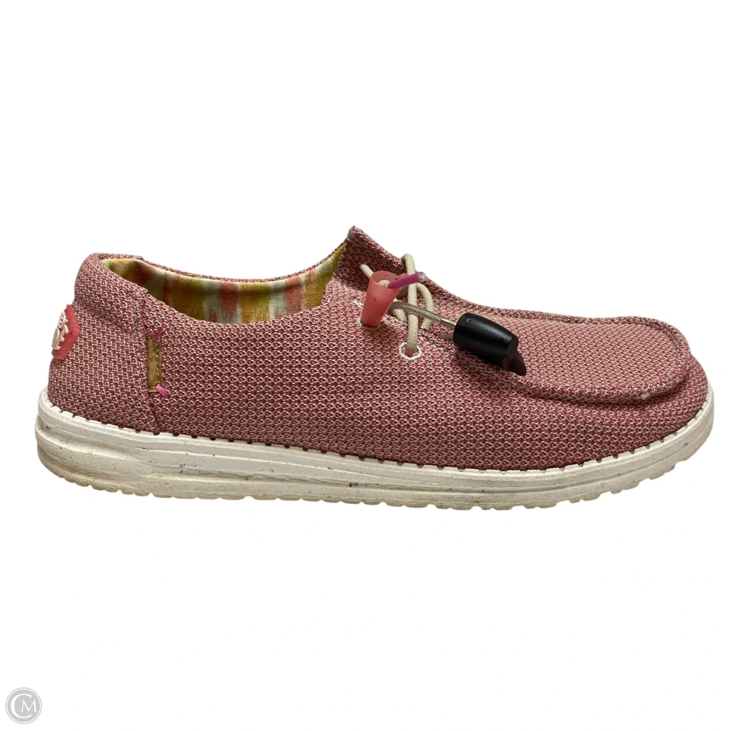 Shoes Flats By Hey Dude In Red, Size: 9