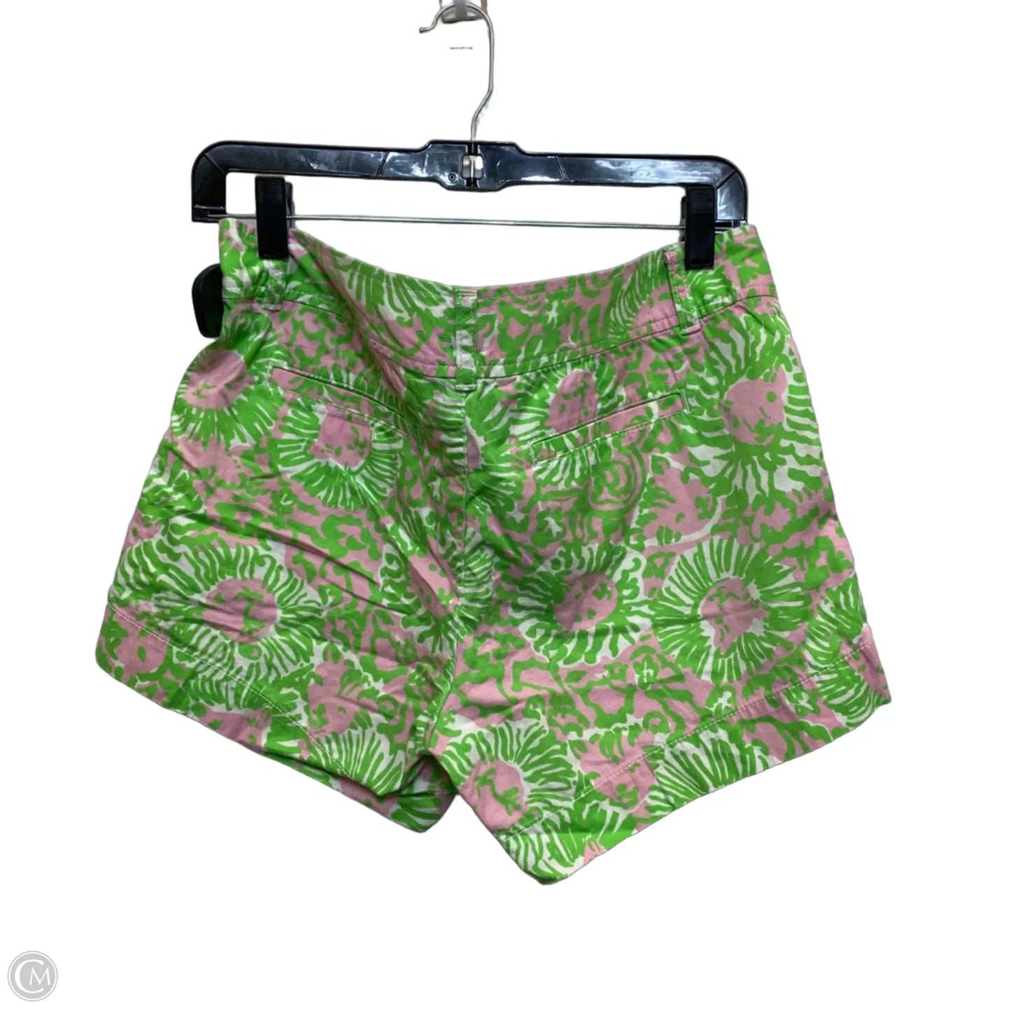 Shorts Designer By Lilly Pulitzer In Green & Pink, Size: 6