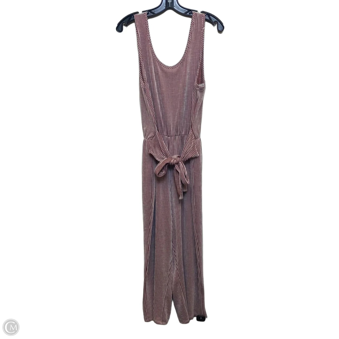 Jumpsuit By Lexington Avenue In Red & White, Size: L