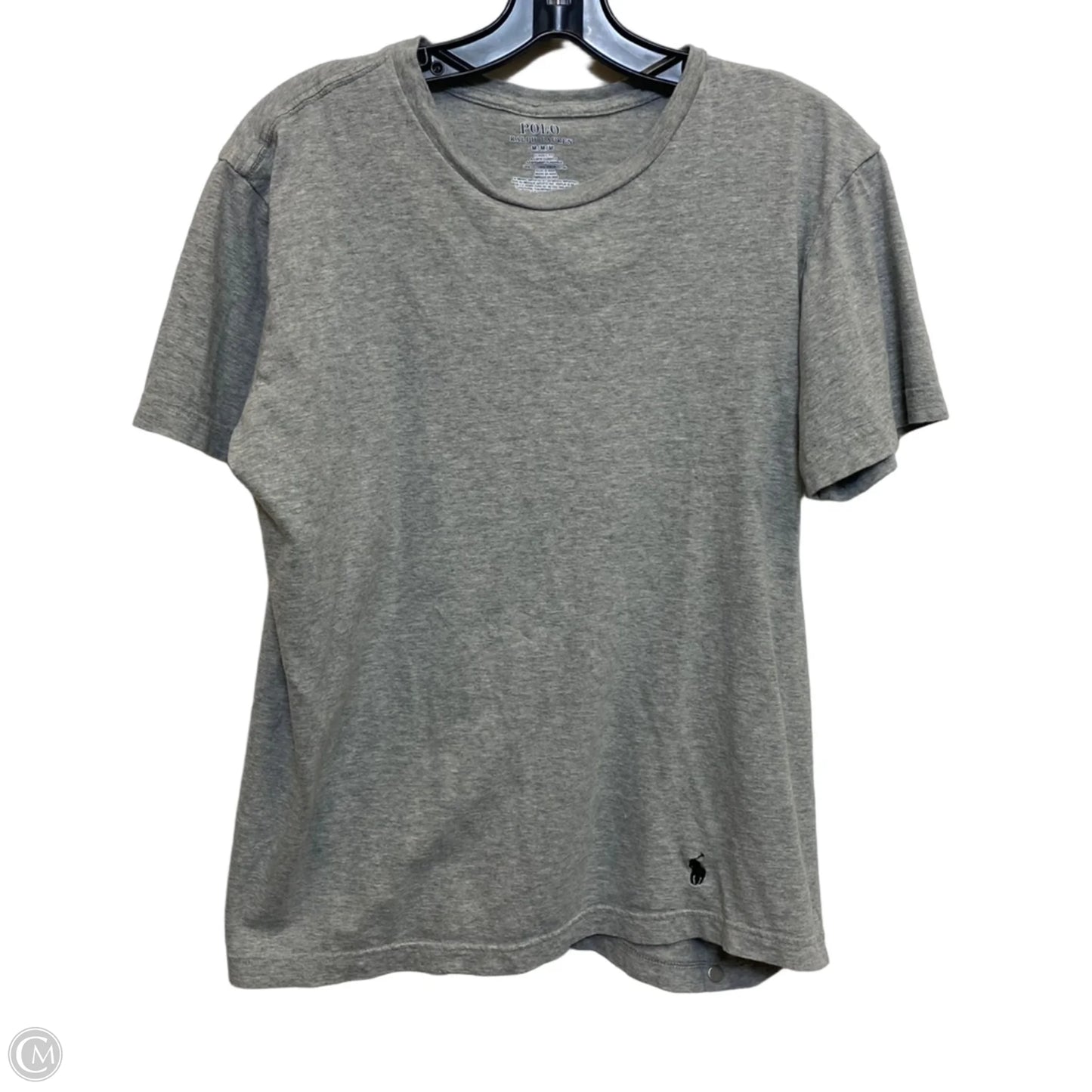 Top Short Sleeve Basic By Polo Ralph Lauren In Grey, Size: M