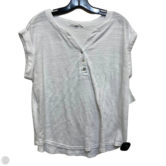 Top Sleeveless By Jane And Delancey In White, Size: M